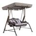 Boshen Garden Patio Outdoor Swing Replacement Canopy Fabric in Gray | 5.9 H x 75 W x 45 D in | Wayfair 04OGD0007DGY