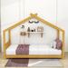 Harper Orchard Gerhilde Twin Size House Platform Bed Wood in Brown | 61 H x 41 W x 81 D in | Wayfair 4DA3F742068E4682A14564F7E8C936A2