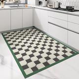 White 79 x 47 x 0.23 in Kitchen Mat - Latitude Run® Waterproof Oil & Wear-Resistant Dirty Anti-Fatigue Mat Anti-Fatigue Mat s | Wayfair