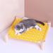 Tucker Murphy Pet™ Dog Bed Pet Bed Four Seasons Universal Can Be Dismantled & Washed Small Dog Kennel in White/Yellow | Wayfair