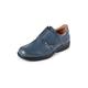 Avena Herren Klettschuhe Blau einfarbig