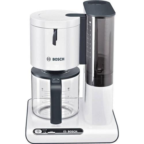 Bosch - Haushalt TKA8011 Cafetière blanc, anthracite Nombre de tasse=10 verseuse en verre, fonction