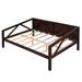 Full size Daybed, Wood Slat Support, Espresso / Grey / White