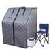 Portable and Foldable Full Size Steam Sauna with Remote Control