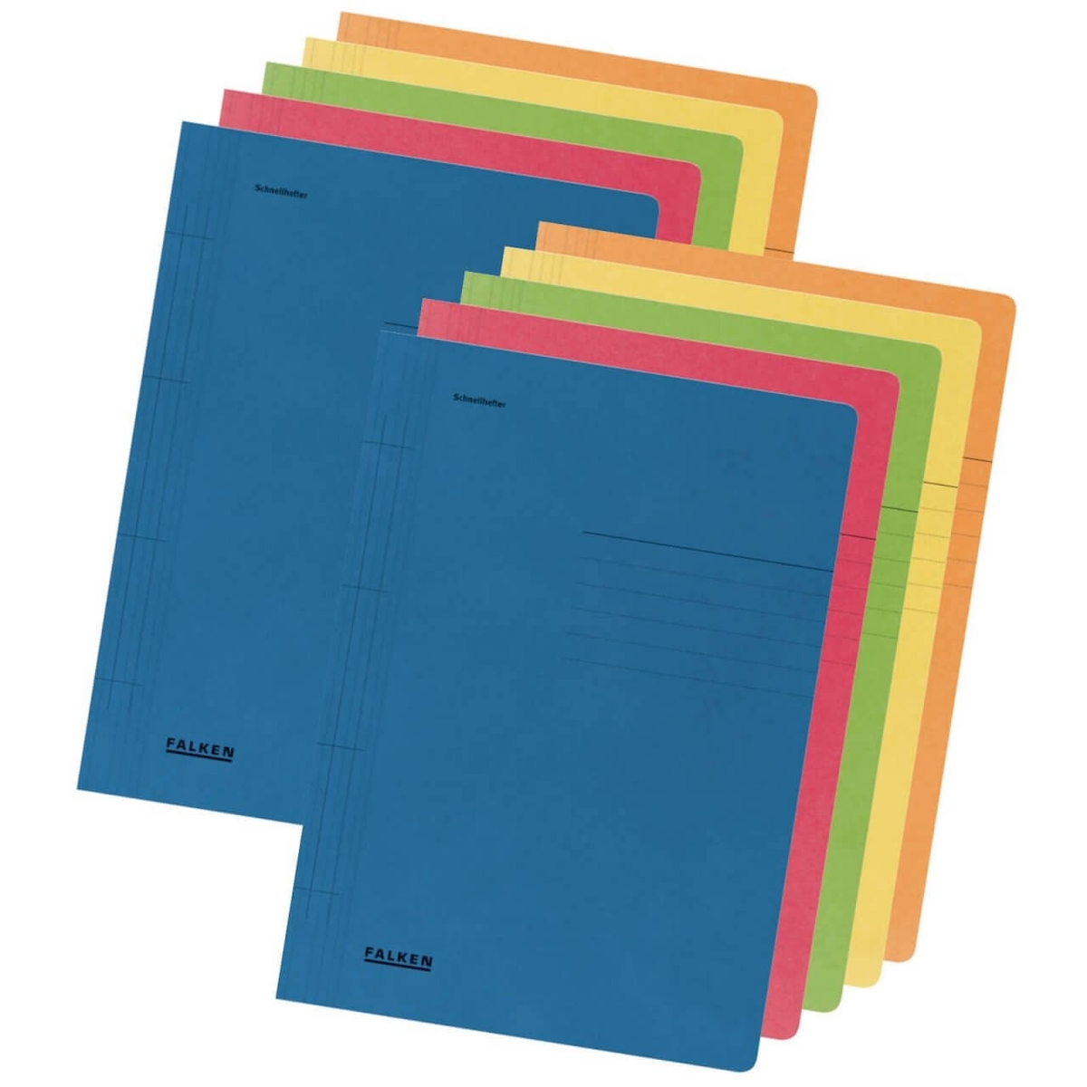 20 x FALKEN Karton-Schnellhefter DIN A4 Manilakarton 10er Pack Image
