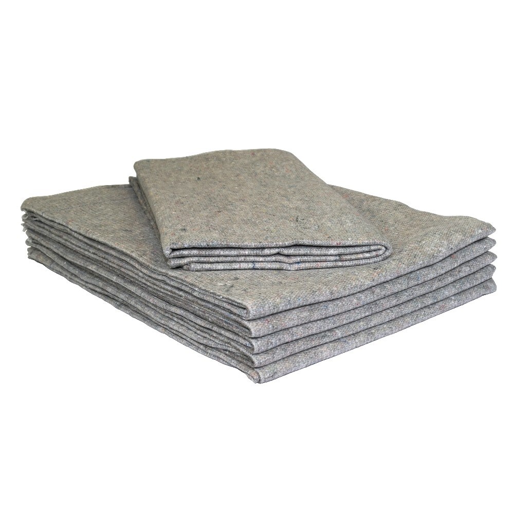 KK Verpackungen 9 Möbeldecken Umzugsdecken 130 x 200 cm Packdecken Lagerdecken für Umzug Image
