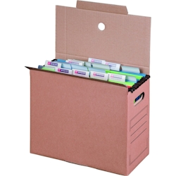 smartboxpro 720 x SBP-ARCHIV-TRANSPORTBOX, 327x158x279mm, wiederverschließbar,braun,für Hängemappen Image