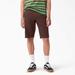 Dickies Men's Vincent Alvarez El Sereno Loose Fit Shorts, 13" - Chocolate Brown Size 28 (WRV01)