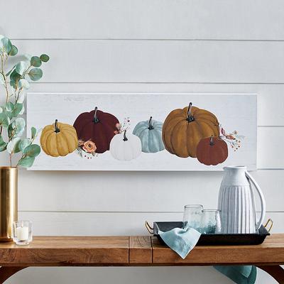 Farmhouse Pumpkin Canvas - Grandin Road