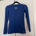 Under Armour Shirts & Tops | Euc. Youth Large Under Armour Heat Gear Long Sleeve Top. | Color: Blue | Size: Lb