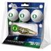 Oregon Ducks 3-Pack Golf Ball Gift Set with Gold Crosshair Divot Tool