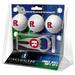 Rutgers Scarlet Knights 3-Pack Golf Ball Gift Set with Hat Trick Divot Tool