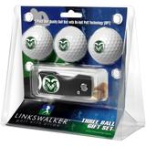 Colorado State Rams 3-Pack Golf Ball Gift Set with Spring Action Divot Tool