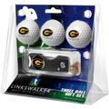 Grambling Tigers 3-Pack Golf Ball Gift Set with Spring Action Divot Tool