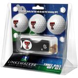 Texas Tech Red Raiders 3-Pack Golf Ball Gift Set with Spring Action Divot Tool