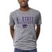 Men's League Collegiate Wear Heathered Gray Kansas State Wildcats Victory Falls T-Shirt