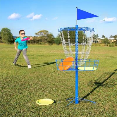 Yaheetech 12-Chain Disc Golf Basket Portable Metal Disc Golf Target