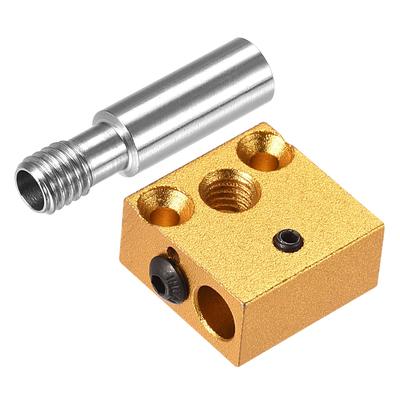 3pcs 6mm Throat Tube, Heater Block for 3D Printer 1.75mm Filament - Multi-Color