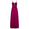 ApartFashion Damen Apart Abendkleid aus Spitze und Chiffon Special Occasion Dress, Fuchsia, M EU