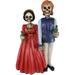 The Holiday Aisle® Cristi Romeo & Juliet Skeleton Figurine Resin in Blue/Red | 7 H x 4.25 W x 3.25 D in | Wayfair 059739FF681B4CD9A8CCE7E493B1729B