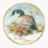 The Holiday Aisle® 12 Days Of Christmas VI Round Canvas | 12 H x 12 W x 1.25 D in | Wayfair 571D0B723153457C8ADA96B1699F5EAF