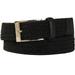 Men's Big & Tall Elastic Braided Belt by KingSize in Black (Size 5XL)