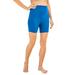 Plus Size Women's Swim Boy Short by Swim 365 in Dream Blue (Size 36) Swimsuit Bottoms