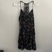 American Eagle Outfitters Dresses | American Eagle Outfitters Black And Flower Halter Dress | Color: Black | Size: 8