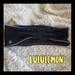 Lululemon Athletica Accessories | Lululemon Reversible Wide Headband Solid Black And Black & Gray Stripes | Color: Black/Gray | Size: Os