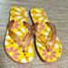 Pink Victoria's Secret Shoes | Pink Vs Flip Flop Floral Sandals | Color: Pink/Yellow | Size: L