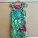 Lilly Pulitzer Dresses | Lilly Pulitzer Dress Size 4 Pink, Light Blue And Green Colors. | Color: Green/Pink | Size: 4