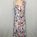 Lularoe Dresses | Lularoe Nicki Floral Sleeveless Dress, Large | Color: Blue/White | Size: L