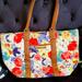 Nine West Bags | Floral Nine West Tote | Color: Pink/Red | Size: Os