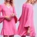 Anthropologie Dresses | Anthro. (Hd In Paris) Pink Carissa Bell Sleeve Dress | Color: Pink | Size: 4