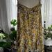 Free People Dresses | Free People Floral Slip Dress | Color: Purple/Yellow | Size: L