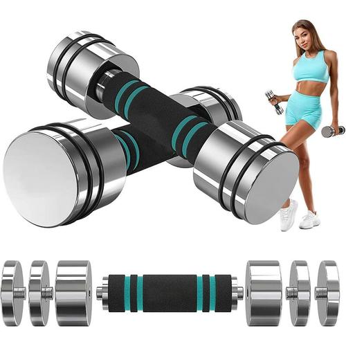 Hanteln Set kurzhanteln 2er Set aus Stahl enthalten. 0.25-10kg Verstellbare Hanteln Set mit