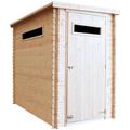 Abri de jardin en bois 2,63 m² - extérieur H198 x 239 x 144 cm - TIMBELA M306A