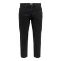 ONLY & SONS Herren Jeans ONSAVI Beam 2962 - Regular Fit - Schwarz - Black Denim, Größe:36W / 34L, Farbvariante:Black Denim 22022962
