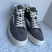 Madewell Shoes | Madewell Sneakers Sidewalk Sherpa Suede High Top Lined Unisex Shoes Men’s 12m | Color: Gray | Size: 12