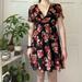 Madewell Dresses | Floral Madewell Dress | Color: Black/Red | Size: 0