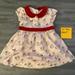 Disney Dresses | Disney Holiday Christmas Mickey Minnie Mouse Dress 6-9 Mo Nwot | Color: Black/Cream | Size: 6-9mb