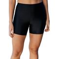 Plus Size Women's Swim Boy Short by Swim 365 in Black (Size 40) Swimsuit Bottoms