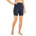 Plus Size Women's Swim Boy Short by Swim 365 in Navy (Size 36) Swimsuit Bottoms