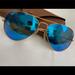Ray-Ban Accessories | Blue Mirror Aviator Polarized Ray-Bans (Ear Pieces Are Loose) | Color: Black/Blue | Size: Os