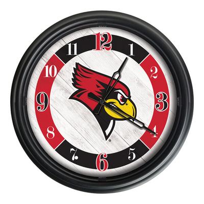 Holland Bar Stool 14" Illinois State University Indoor / Outdoor LED Wall Clock
