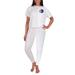 Women's Concepts Sport Cream Dallas Mavericks Brightside Top & Pants Set