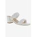 Women's Fuss Slide Sandal by Bellini in White Smooth (Size 6 1/2 M)