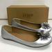 J. Crew Shoes | J. Crew Metallic Ballet Flat Shoes | Color: Silver | Size: 8