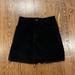 Brandy Melville Skirts | Brandy Melville John Galt Black Corduroy Raw Hem Mini Skirt Size Small | Color: Black | Size: S