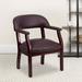 Flash Furniture Paulson Conference Chair w/ Accent Nail Trim Leather Match in Brown | 26 H x 25 W x 27 D in | Wayfair B-Z105-LF19-LEA-GG